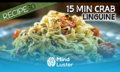 15 Minute Delicious Crab Linguine
