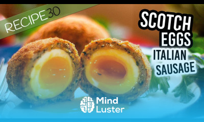 Scotch eggs with Italian sausage Simple fried eggs and sausage recipe
