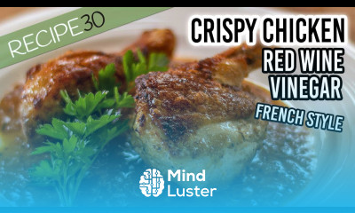 Crispy Chicken Red Wine Vinegar Butter Sauce