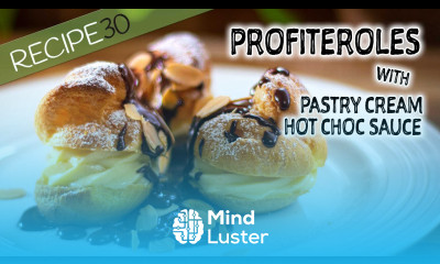 Your Hot Choc Cream Puffs are here Profiteroles with Hot Chocolate Sauce