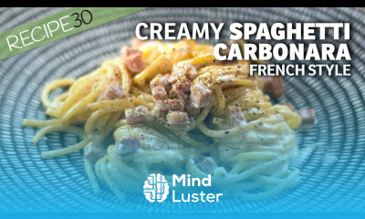 Do you like cream in your Spaghetti Carbonara Try this French version