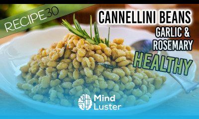 Healthy White Beans with Garlic And Rosemary