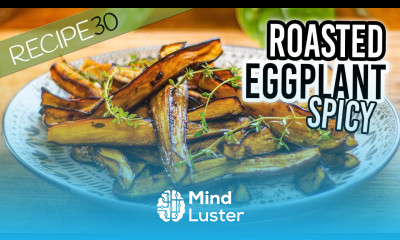 Roasted eggplant Wedges