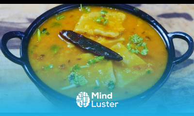 Rajasthani Dal Dhokli Indian Vegetarian Recipes