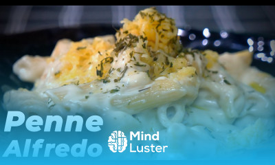 Creamy White Sauce Penne Pasta