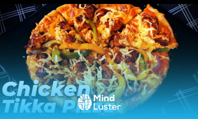 Chicken Tikka Pizza Homemade Chicken Pizza