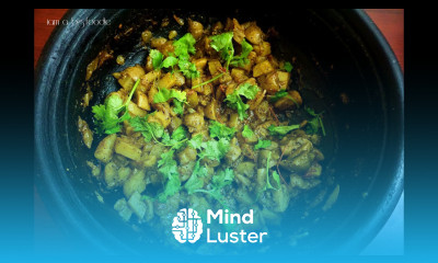 Mushroom Potato pepper Curry delicious mushroom recipe for chapathi