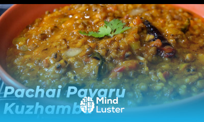 Spicy Pachai Payaru Kuzhambu Best Side dish for Chapathi