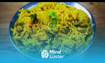 Spicy Spinach Biriyani Unique Biriyani at Home