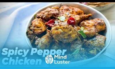 Spicy Pepper Fry Chicken Best Side Dish for Lunch
