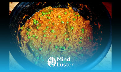 MINCED MUTTON GRAVY WITH PEAS KEEMA MATAR