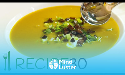 Roast pumpkin soup recipe with crunchy chorizo awesome food
