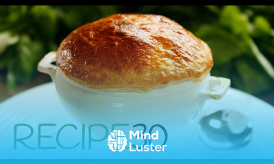 Roasted Tomato Soup with Basil in Pastry By RECIPE30 com