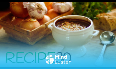 Vegetarian French Onion Soup with caramelized onions