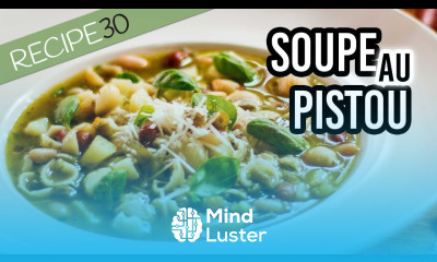 Soupe au pistou a simple pesto bean soup