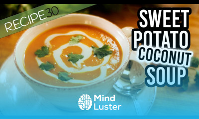 Quick Sweet potato and coconut milk soup