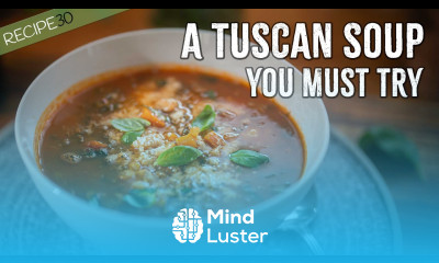 Tuscan Style Hearty Vegetable Soup for a Rainy Day
