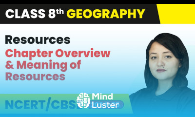 Resources Chapter Overview and Meaning of Resources Class 8 Geography Chapter 1 CBSE NCERT
