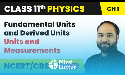Fundamental Units and Derived Units Units and Measurements Class 11 Physics Ch 1 CBSE 2024 25