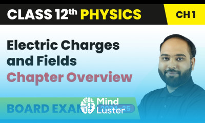 Electric Charges and Fields Chapter Overview Class 12 Physics Chapter 1 CBSE 2024 25