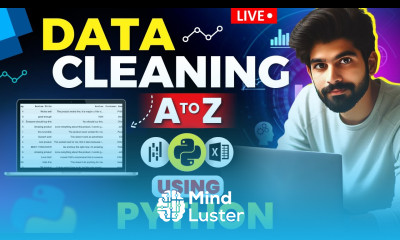DATA CLEANING Using PYTHON for Data Analytics Data Science Machine Learning Project LIVE