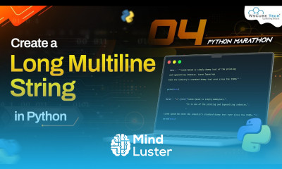 How to Create a Long Multiline String in Python Python Program