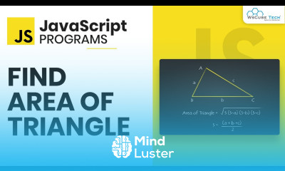 Calculate the Area of Triangle Using JavaScript Code JavaScript Examples for Beginners