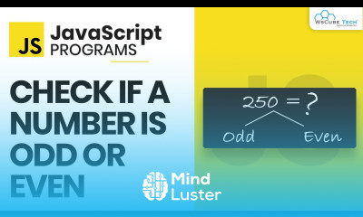 Learn Learn How to Check If a Number is Odd or Even using JavaScript ...