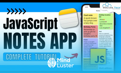 Learn Build Your Own Notes Taking App using JavaScript JavaScript Notes ...