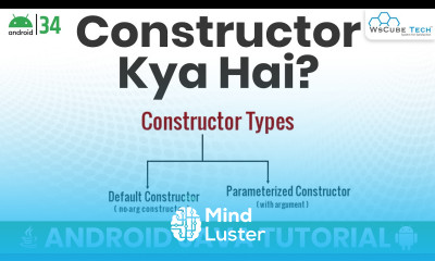 What are Constructors in Java Types Uses of Constructors with Example Android Java Tutorial