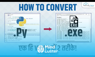 Learn to Convert py to exe Python Tutorials For Absolute Beginners In Hindi