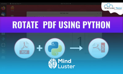 How to Rotate PDF Files using Python Python Mini Project