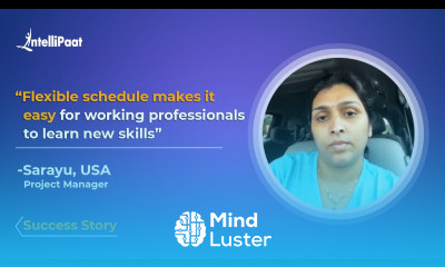 Intellipaat Reviews Salesforce Training Course UpSkilling Success Story Sarayu