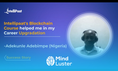 Intellipaat Reviews Blockchain Developer Course UpSkilling Success Story Adekunle