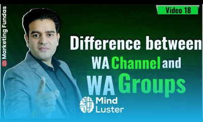 Difference Between WhatsApp Channel and WhatsApp Group whatsappmarketing whatsappcourse