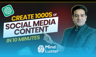 Create 1000 s of Social Media Content in 10 Minutes ChatGPT for Social Media Content