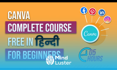 Canva Complete Tutorial in Hindi Canva Full Course Beginner to Advanced Level canvatutorial