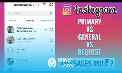 Instagram Message Primary vs General What is Primary and General in Instagram IG Message Request