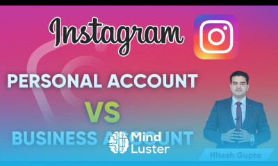 Instagram Personal Account vs Business Account Instagram Account Types Hindi Instagramaccount