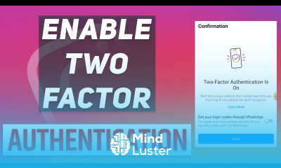 How to On Two Factor Authentication Instagram How to Secure your Instagram Account 2022 instagram