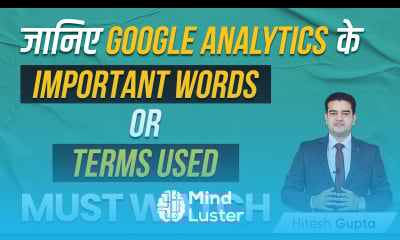 Technical Terms or Words Used in Google Analytics in Hindi Terminology of Google Analytics GA4