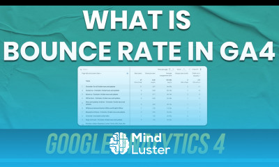 What is Bounce Rate in Google Analytics 4 Bounce Rate Explained Google Analytics 4 Full Course
