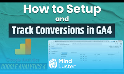 How to Set up Conversions in Google Analytics 4 GA4 Conversion Tracking GA4 Googleanalytics4