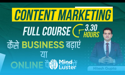 Content Marketing Full Course in Hindi Content Marketing Tutorial for Beginners ContentMarketing