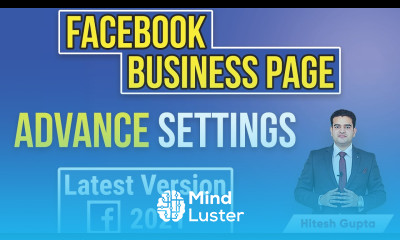 Facebook Page Advanced Settings Facebook Page Management Tutorial in Hindi FB Page Tutorial 2021