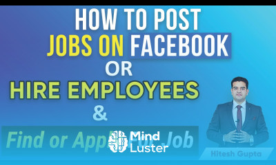 Facebook Jobs Tutorial How to Hire Employees for FREE Facebook Par Job Apply Kaise Kare Jobs