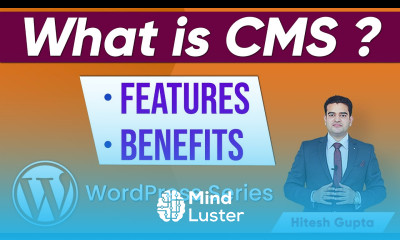 What is CMS Content Management System WordPress Tutorial WordPress Content Management Hitesh
