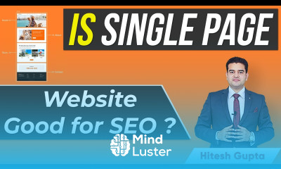 Is Single Page Website Good for SEO or Not SEO Tip 2021 SEO Full Course in Hindi by Hitesh Gupta