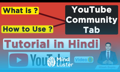 What is Community Tab in YouTube BENEFITS How to Use Community Tab on YouTube Hindi Hitesh
