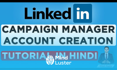 LinkedIn Campaign Manager Tutorial Campaign Manager Account in LinkedIn LinkedIn Commercial 2020